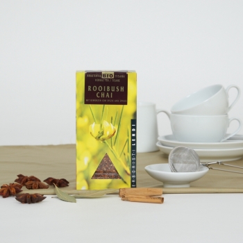Rooibos Chai 100g, mit Chromstahl-Teezange
