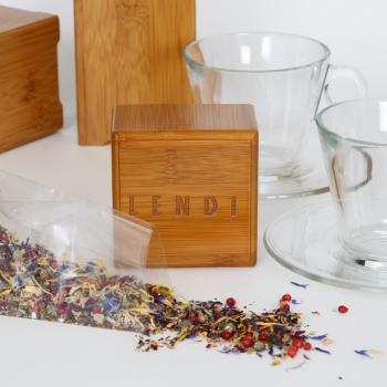 Bio Bl�ten-Tee in der Holz-Box