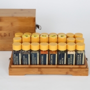 Bio Gew�rze im Holzkoffer, 24 Sorten