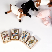 Appenzeller-Biber mit Jasskarten Pr�gung, gross