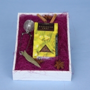 Rooibos Chai 100g, mit Chromstahl-Teezange